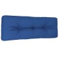 vidaXL Cojín para sofá de palets de tela azul 120x40x12 cm vidaXL Cojín para sofá de palets de tela azul 120x40x12 cm
