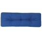 vidaXL Cojín para sofá de palets de tela azul 120x40x12 cm vidaXL Cojín para sofá de palets de tela azul 120x40x12 cm