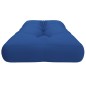 vidaXL Cojín para sofá de palets de tela azul 120x40x12 cm vidaXL Cojín para sofá de palets de tela azul 120x40x12 cm