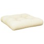 vidaXL Cojines para sofá de palets 2 unidades tela crema vidaXL Cojines para sofá de palets 2 unidades tela crema