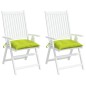 vidaXL Cojines de silla de jardín 2 uds tela Oxford verde 40x40x7 cm vidaXL Cojines de silla de jardín 2 uds tela Oxford verde 40x40x7 cm
