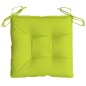 vidaXL Cojines de silla de jardín 2 uds tela Oxford verde 40x40x7 cm vidaXL Cojines de silla de jardín 2 uds tela Oxford verde 40x40x7 cm