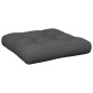 vidaXL Cojines para palets 2 unidades tela gris antracita vidaXL Cojines para palets 2 unidades tela gris antracita