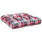 vidaXL Cojín para sofá sofá de palets tela a cuadros rojo 50x50x12 cm vidaXL Cojín para sofá sofá de palets tela a cuadros rojo 50x50x12 cm