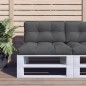 vidaXL Cojín para sofá de palets tela gris antracita 80x40x12 cm vidaXL Cojín para sofá de palets tela gris antracita 80x40x12 cm