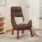 vidaXL Sillón de relax de tela marrón vidaXL Sillón de relax de tela marrón