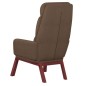 vidaXL Sillón de relax de tela marrón vidaXL Sillón de relax de tela marrón