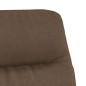 vidaXL Sillón de relax de tela marrón vidaXL Sillón de relax de tela marrón