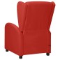 vidaXL Sillón orejero de masaje de cuero sintético rojo tinto vidaXL Sillón orejero de masaje de cuero sintético rojo tinto