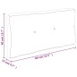 vidaXL Cojín para palés tela turquesa 80x40x12 cm vidaXL Cojín para palés tela turquesa 80x40x12 cm