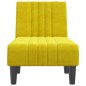 vidaXL Sofá diván de terciopelo amarillo vidaXL Sofá diván de terciopelo amarillo