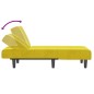 vidaXL Sofá diván de terciopelo amarillo vidaXL Sofá diván de terciopelo amarillo