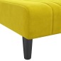 vidaXL Sofá diván de terciopelo amarillo vidaXL Sofá diván de terciopelo amarillo
