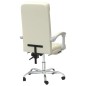 vidaXL Silla de oficina reclinable cuero sintético crema vidaXL Silla de oficina reclinable cuero sintético crema