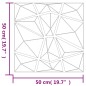 vidaXL Paneles de pared 48 uds XPS diamante verde 50x50 cm 12 m² vidaXL Paneles de pared 48 uds XPS diamante verde 50x50 cm 12 m²