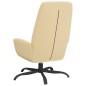 vidaXL Sillón de relax de terciopelo blanco crema vidaXL Sillón de relax de terciopelo blanco crema