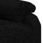 vidaXL Sillón reclinable de tela negro vidaXL Sillón reclinable de tela negro