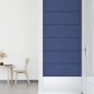vidaXL Paneles de pared 12 uds tela azul 90x30 cm 3,24 m² vidaXL Paneles de pared 12 uds tela azul 90x30 cm 3,24 m²