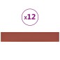 vidaXL Paneles pared 12 uds cuero sintético rojo tinto 90x15 cm 1,62m² vidaXL Paneles pared 12 uds cuero sintético rojo tinto 90x15 cm 1,62m²