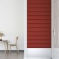 vidaXL Paneles pared 12 uds cuero sintético rojo tinto 90x15 cm 1,62m² vidaXL Paneles pared 12 uds cuero sintético rojo tinto 90x15 cm 1,62m²