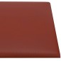 vidaXL Paneles pared 12 uds cuero sintético rojo tinto 90x15 cm 1,62m² vidaXL Paneles pared 12 uds cuero sintético rojo tinto 90x15 cm 1,62m²