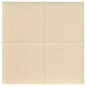 vidaXL Paneles de pared 12 uds tela color crema 30x30 cm 1,08 m² vidaXL Paneles de pared 12 uds tela color crema 30x30 cm 1,08 m²