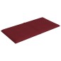 vidaXL Paneles de pared 12 uds tela rojo tinto 30x15 cm 0,54 m²