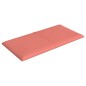vidaXL Paneles de pared 12 uds terciopelo rosa 30x15 cm 0,54 m²