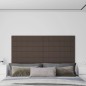 vidaXL Paneles de pared 12 uds tela gris taupe 90x15 cm 1,62 m² vidaXL Paneles de pared 12 uds tela gris taupe 90x15 cm 1,62 m²