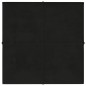 vidaXL Paneles de pared 12 uds terciopelo negro 30x30 cm 1,08 m²