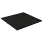 vidaXL Paneles de pared 12 uds terciopelo negro 30x30 cm 1,08 m²