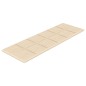 vidaXL Paneles de pared 12 uds tela color crema 90x30 cm 3,24 m² vidaXL Paneles de pared 12 uds tela color crema 90x30 cm 3,24 m²