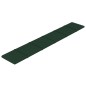 vidaXL Paneles de pared 12 uds tela verde oscuro 90x15 cm 1,62 m² vidaXL Paneles de pared 12 uds tela verde oscuro 90x15 cm 1,62 m²