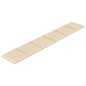 vidaXL Paneles de pared 12 uds tela color crema 90x15 cm 1,62 m² vidaXL Paneles de pared 12 uds tela color crema 90x15 cm 1,62 m²