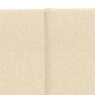 vidaXL Paneles de pared 12 uds tela color crema 90x15 cm 1,62 m² vidaXL Paneles de pared 12 uds tela color crema 90x15 cm 1,62 m²