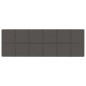 vidaXL Paneles de pared 12 uds tela gris oscuro 90x30 cm 3,24 m² vidaXL Paneles de pared 12 uds tela gris oscuro 90x30 cm 3,24 m²