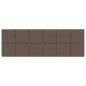 vidaXL Paneles de pared 12 uds tela gris taupe 90x30 cm 3,24 m² vidaXL Paneles de pared 12 uds tela gris taupe 90x30 cm 3,24 m²