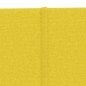 vidaXL Paneles de pared 12 uds tela amarillo claro 90x30 cm 3,24 m² vidaXL Paneles de pared 12 uds tela amarillo claro 90x30 cm 3,24 m²