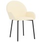 vidaXL Sillas de comedor 2 unidades cuero sintético color crema vidaXL Sillas de comedor 2 unidades cuero sintético color crema