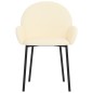vidaXL Sillas de comedor 2 unidades cuero sintético color crema vidaXL Sillas de comedor 2 unidades cuero sintético color crema