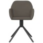 vidaXL Sillas de comedor giratorias 2 unidades terciopelo gris oscuro vidaXL Sillas de comedor giratorias 2 unidades terciopelo gris oscuro