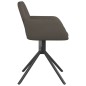 vidaXL Sillas de comedor giratorias 2 unidades terciopelo gris oscuro vidaXL Sillas de comedor giratorias 2 unidades terciopelo gris oscuro