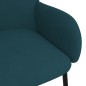 vidaXL Sillas de comedor 2 unidades terciopelo azul
