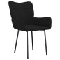 vidaXL Sillas de comedor 2 unidades terciopelo negro vidaXL Sillas de comedor 2 unidades terciopelo negro