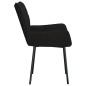 vidaXL Sillas de comedor 2 unidades terciopelo negro vidaXL Sillas de comedor 2 unidades terciopelo negro