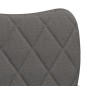vidaXL Sillas de comedor 2 unidades tela gris oscuro vidaXL Sillas de comedor 2 unidades tela gris oscuro
