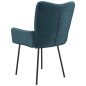 vidaXL Sillas de comedor 2 unidades terciopelo azul vidaXL Sillas de comedor 2 unidades terciopelo azul
