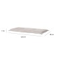 Madison Cojín para banco Panama 120x48 cm beige claro Madison Cojín para banco Panama 120x48 cm beige claro