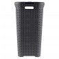 Curver Juego de cestas de colada con tapa Style gris antracita 2x60 L Curver Juego de cestas de colada con tapa Style gris antracita 2x60 L