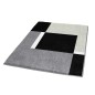 Kleine Wolke Alfombra de baño Dakota platino gris y negro 55x65 cm Kleine Wolke Alfombra de baño Dakota platino gris y negro 55x65 cm